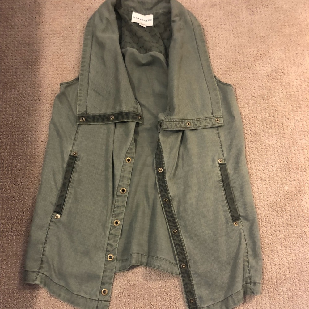 Marrakech (Anthropologie) Green Vest